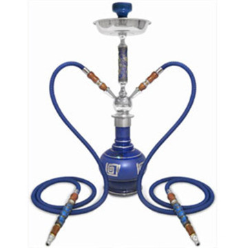 Tubo caliente de Shisha de la cachimba de las ventas para el color azul que fuma (ES-HK-096)